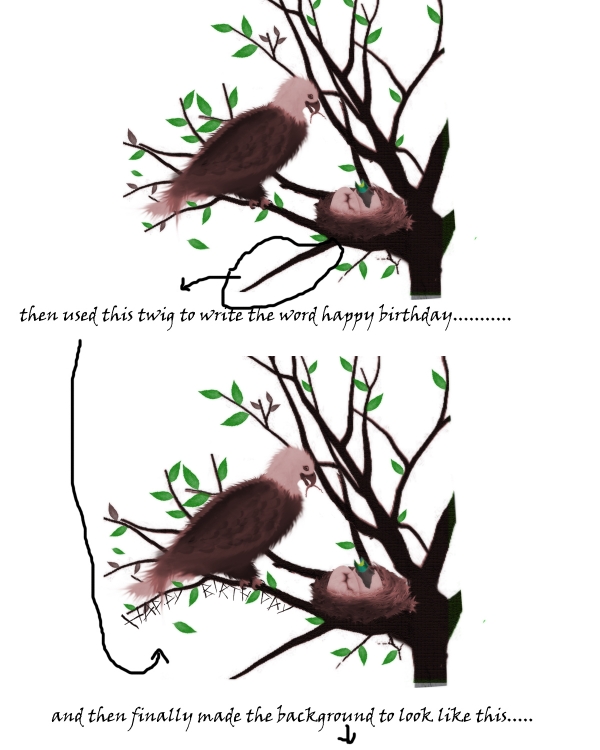 Creation of Nature's Birthday: Step 5